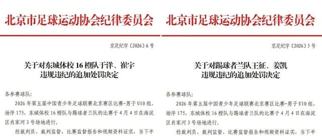 云开体育官网-U10假球事件:教练、赛制与监管的三重失守|东城体校16橙队|中国足协|足协|踢球者兰队|中国青少年足球联赛_新浪体育_新浪新闻